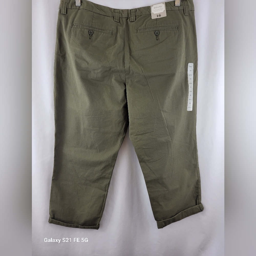 NWT Gap Rolled Capri Pants Size 16 - Picture 3 of 5